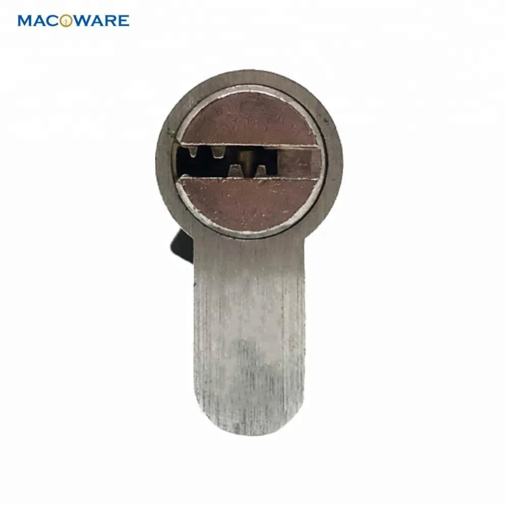 High Security Satin Chrome Quality 60-120mm Brass Europrofile Mortise Lock Cylinder