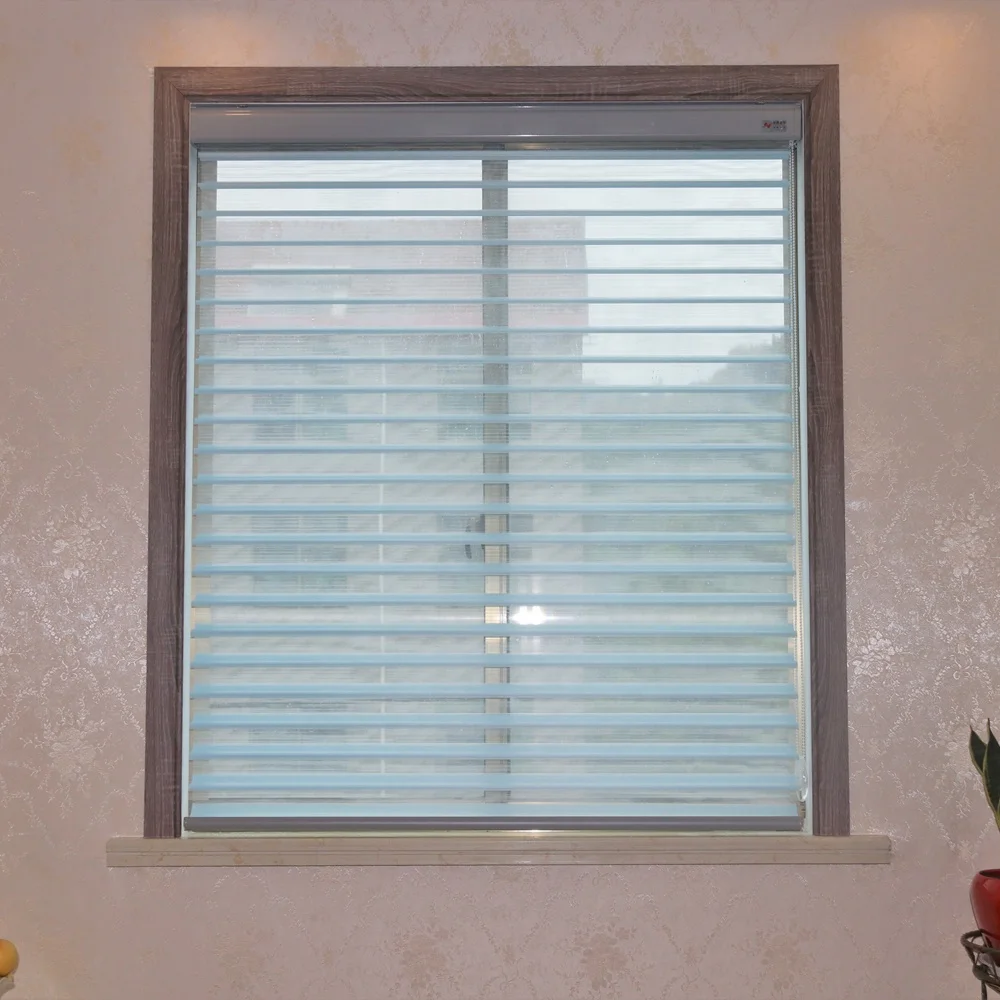 factory wholesale curtain roller fabric sheer modern venetian shangri-la blinds window