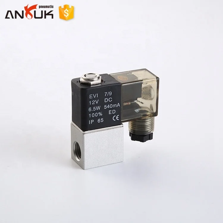 Aluminium pneumatic solenoid valve 1.2MPa