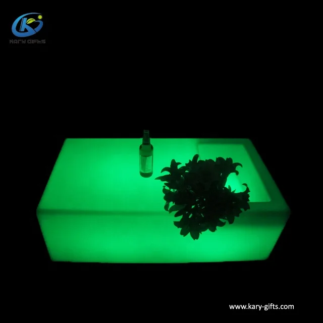 Multi Color Change Nightclub Glow LED Bar Table
