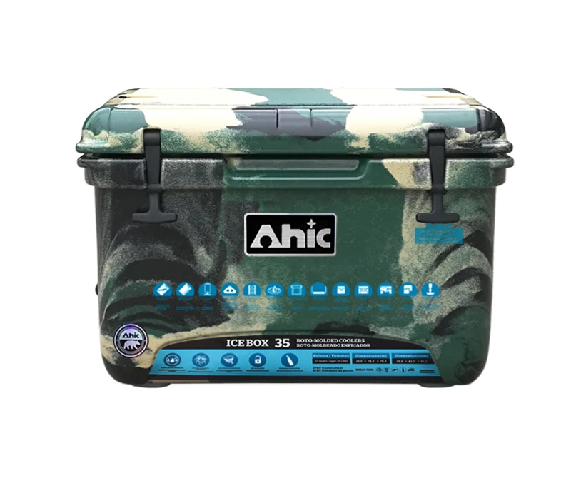 Food grade roto molded 20L 25L 35L 45L 65L camo color fishing tackle box