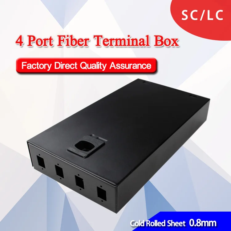 
4 port SC fiber terminal box 