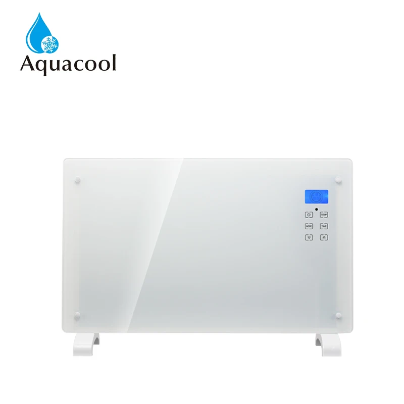 Wall mounted & standing Glass panel ultra-thin Heater with  touch control switch for 2000W