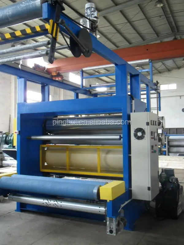 Fabric Embossing Machine for automotive fabric(with foam)