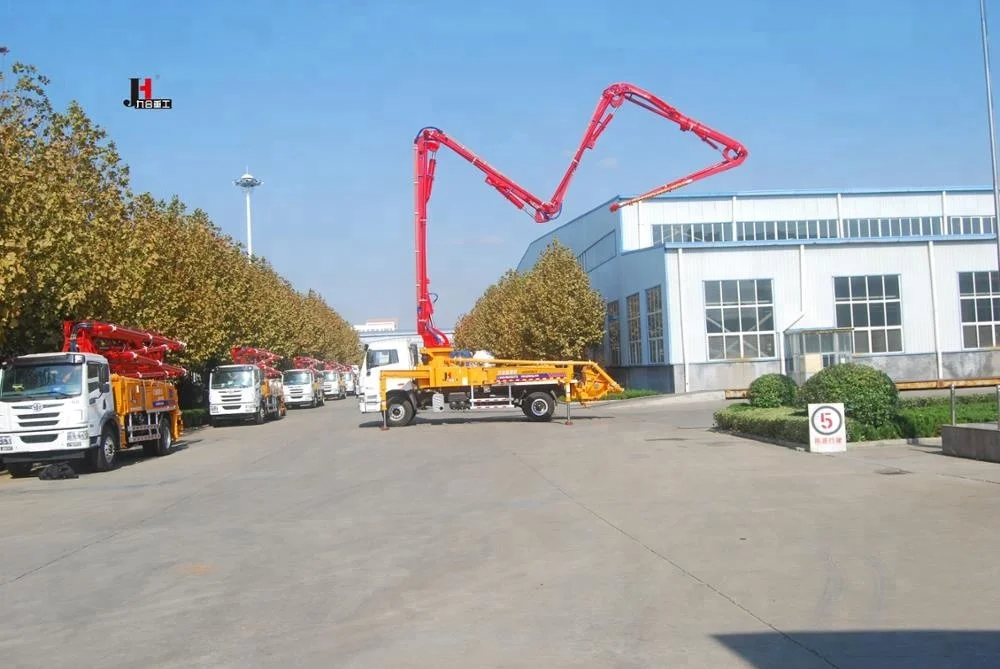 56M mobile wildely used  concrete boom pump truck for hot sale