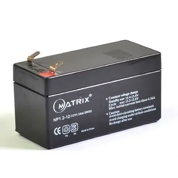 12 volt 1.2 ah battery with T1 terminal