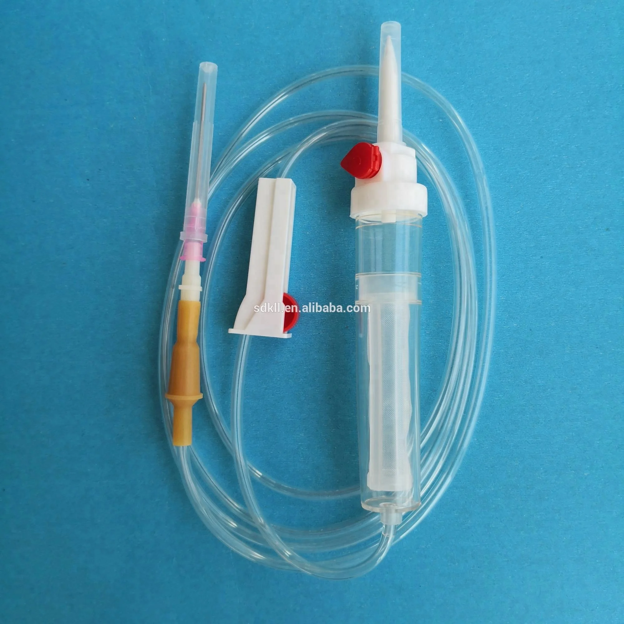 Набор вливания крови с burette 150 мл клапаном портом Y иглой или крышкой