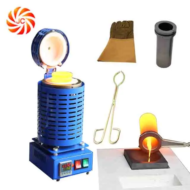 220V 4kg Electric Furnace for Melting Scrap Metal