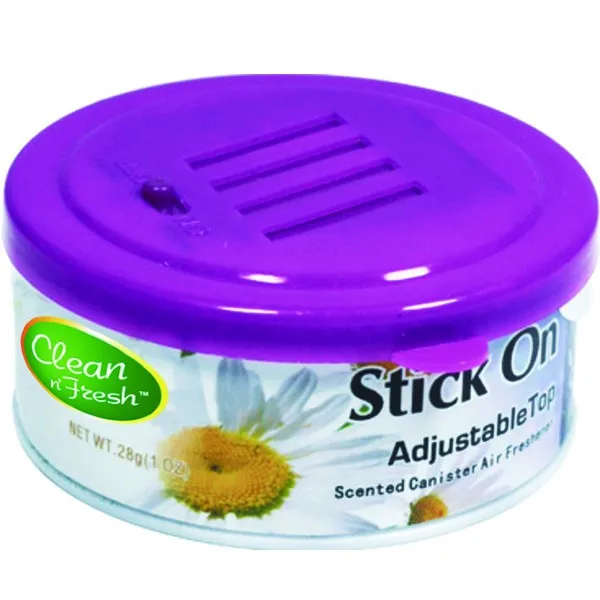 Display packing sticky car gel air freshener for car 45g