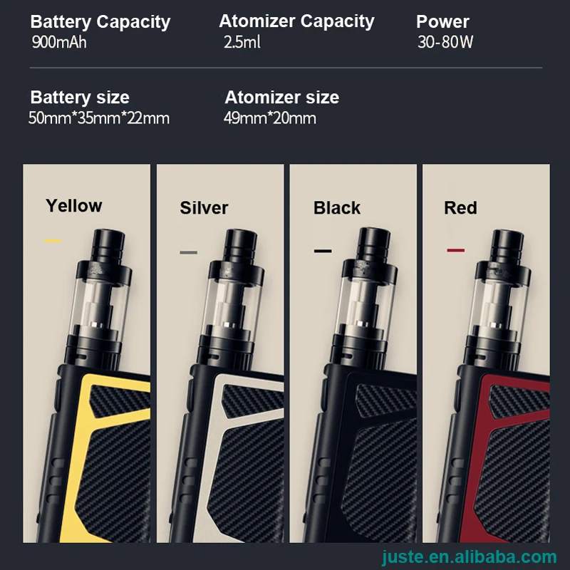 Vape Pen Kit 30W/60W/80W Starter Kit 2000mAh Battery 4.0ml Atomizer Electronic Cigarette Vape