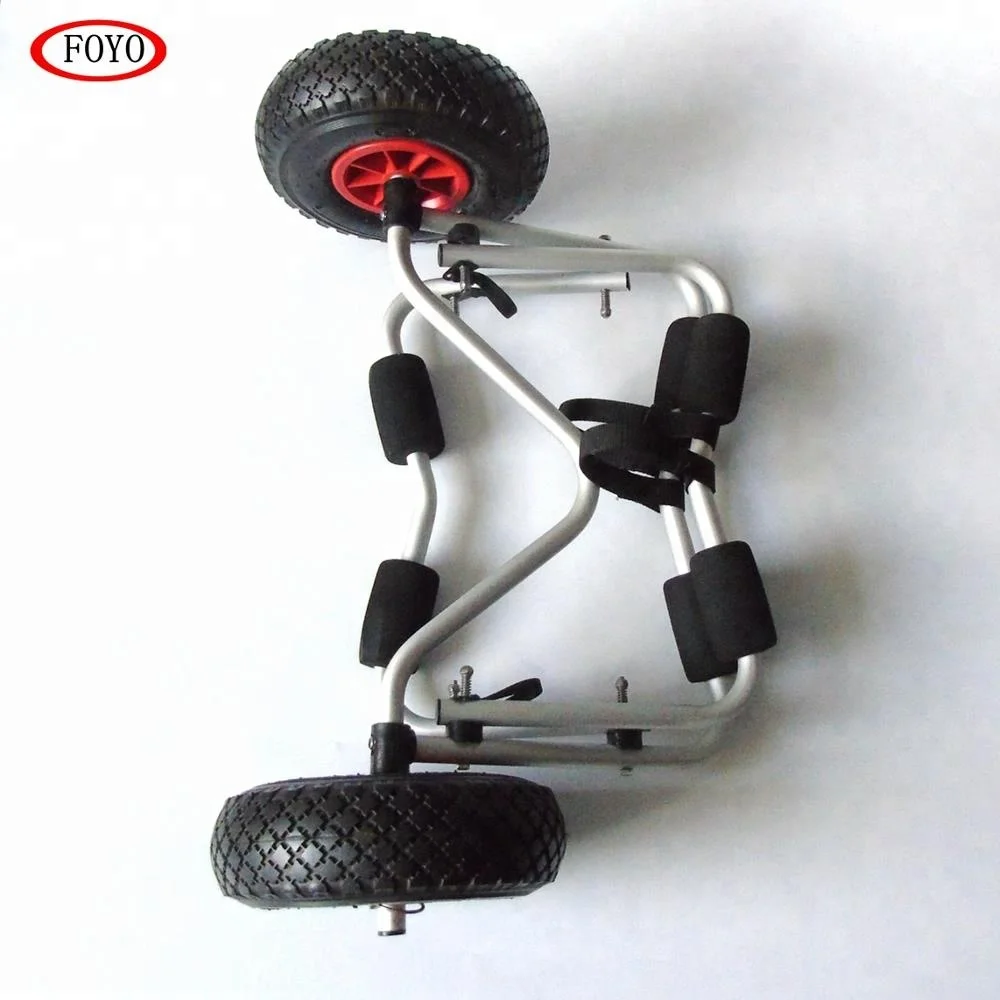 Boat Accessories New Kayak Canoe Boat Carrier Trolley Trailer