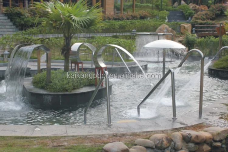 304# stainless steel material massage pool equipment, swimming pool waterfall