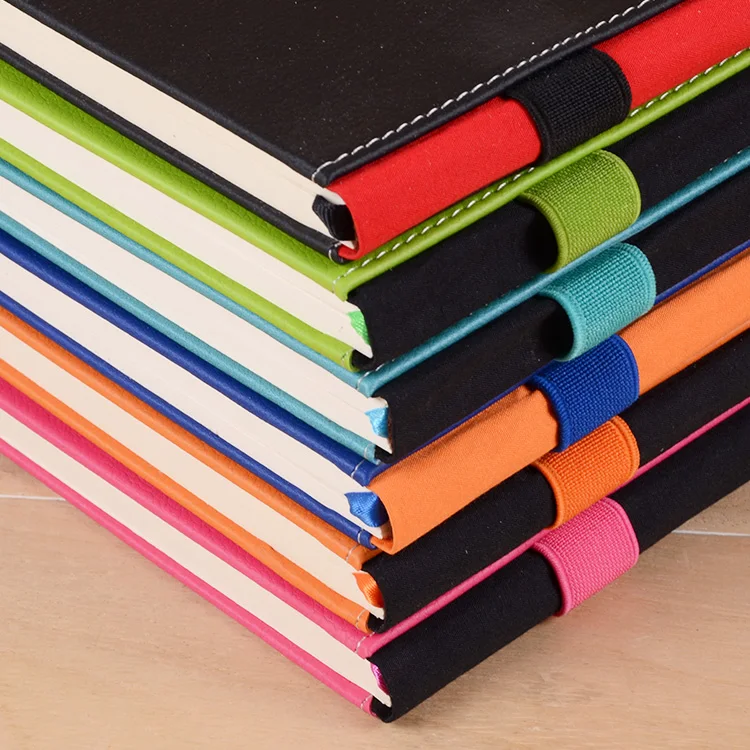 2020  journal leather Notebook with Pen Loop - Elegant Black  Notepad with Premium Thick Paper A5