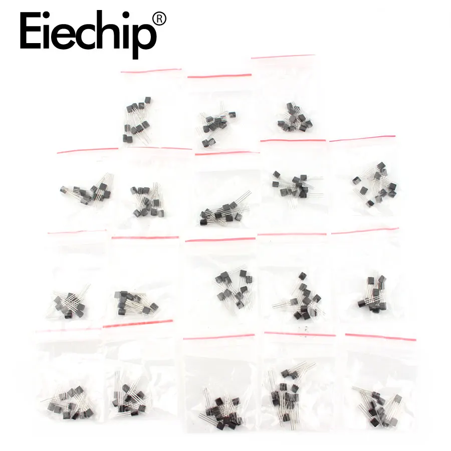 Electrolytic Capacitor Ceramic kit Resistor led diodes set transistor Package diy assortment electronic components kits with box