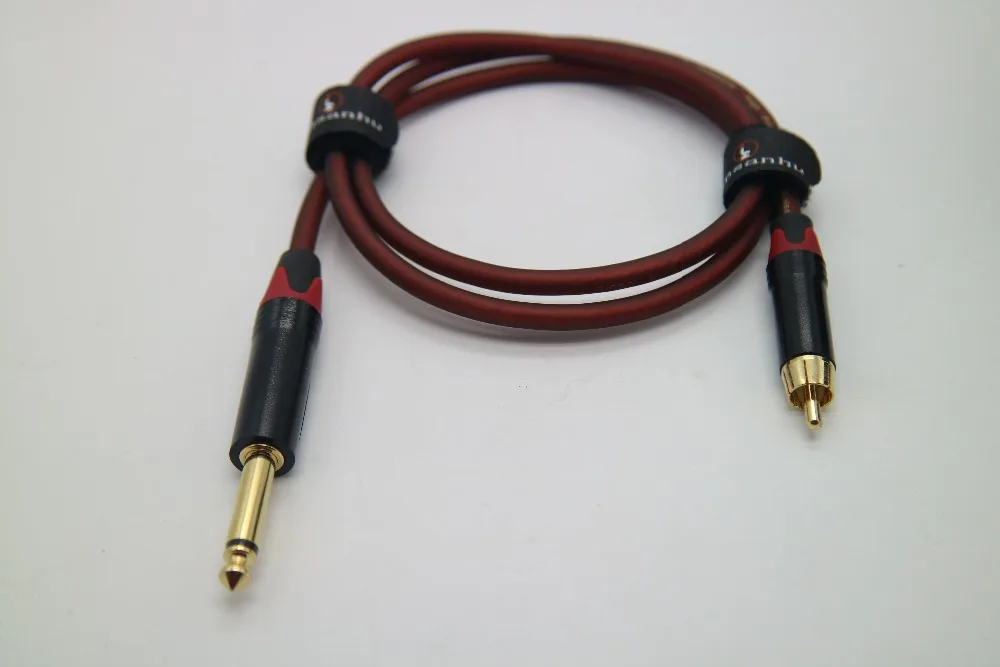 6.35 разъем Джек RCA MRC073 микрофон собраны штекер кабеля