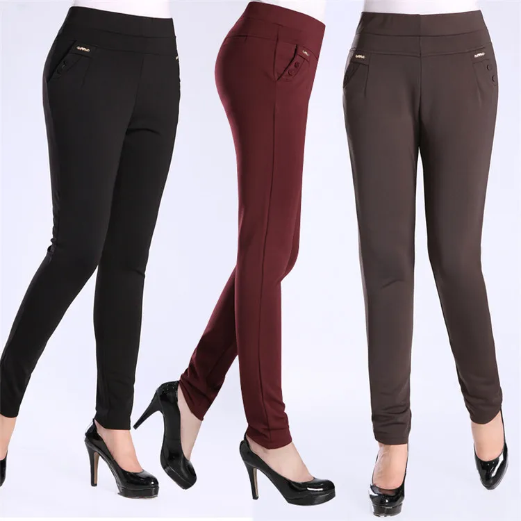 2019 Spring New Style Korean Wholesale Hot Sale Soft High Waist Casual Work Pants for Women