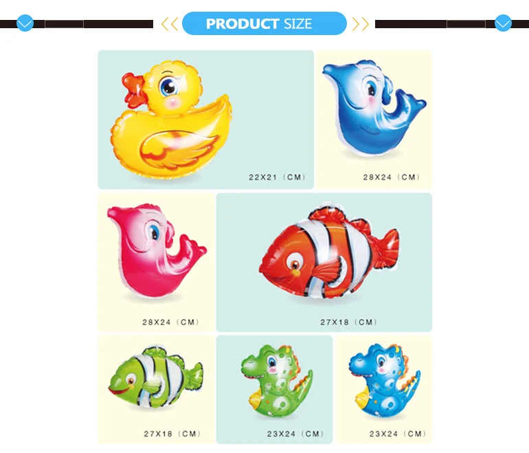 Популярная детская ванна, маленькая виниловая водная надувная игрушка-животное из ПВХ