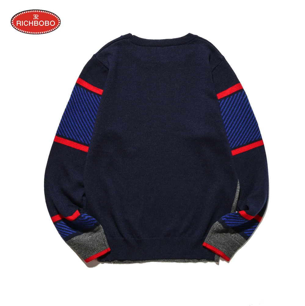 
High quality new fashion knitted kids cotton pullover Child sweater custom 