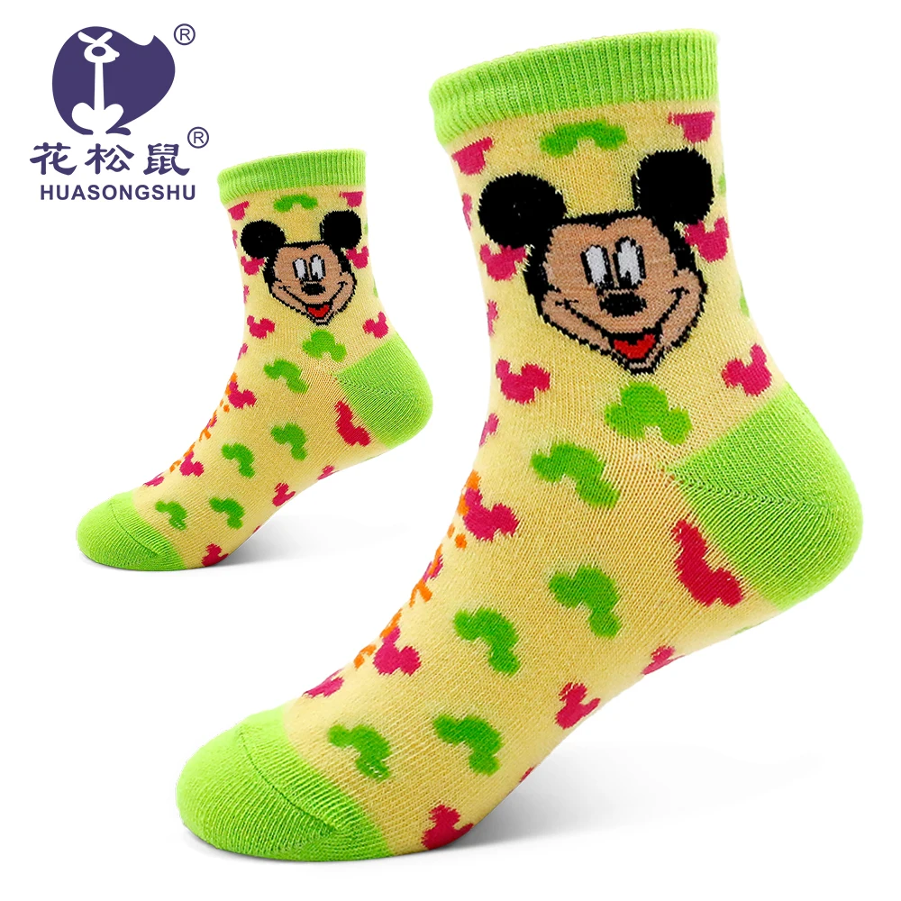 
 Забавные удобные мягкие носки для детей с изображением мультяшных животных  