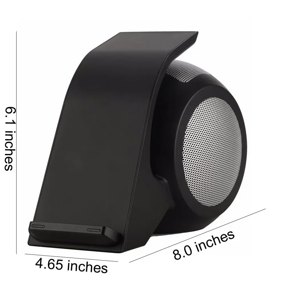 2019 new gadget wireless charging speaker portable waterproof BT speaker with NFC