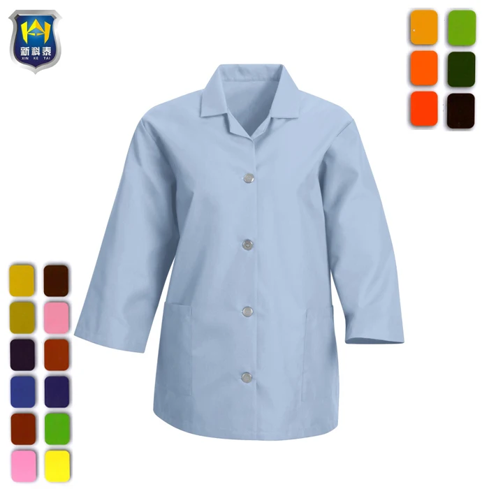 Brazilian Stype Housekeeping Staff Dress Uniform Women Tunic Tops