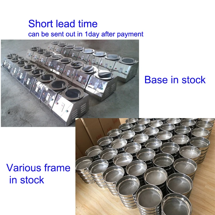 
laboratory Lab used standard soil vibration test sieve shaker screen machine 
