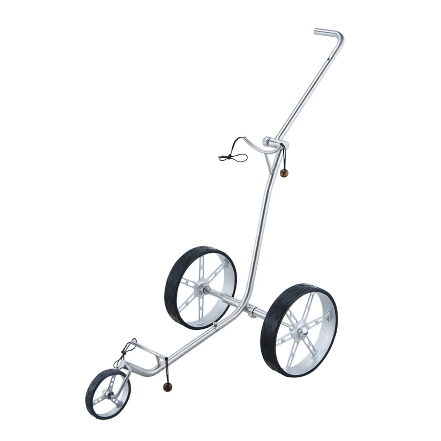 
SELOWO Stainless Steel Push Golf Trolley 3 wheel Very convenient fold to carry 