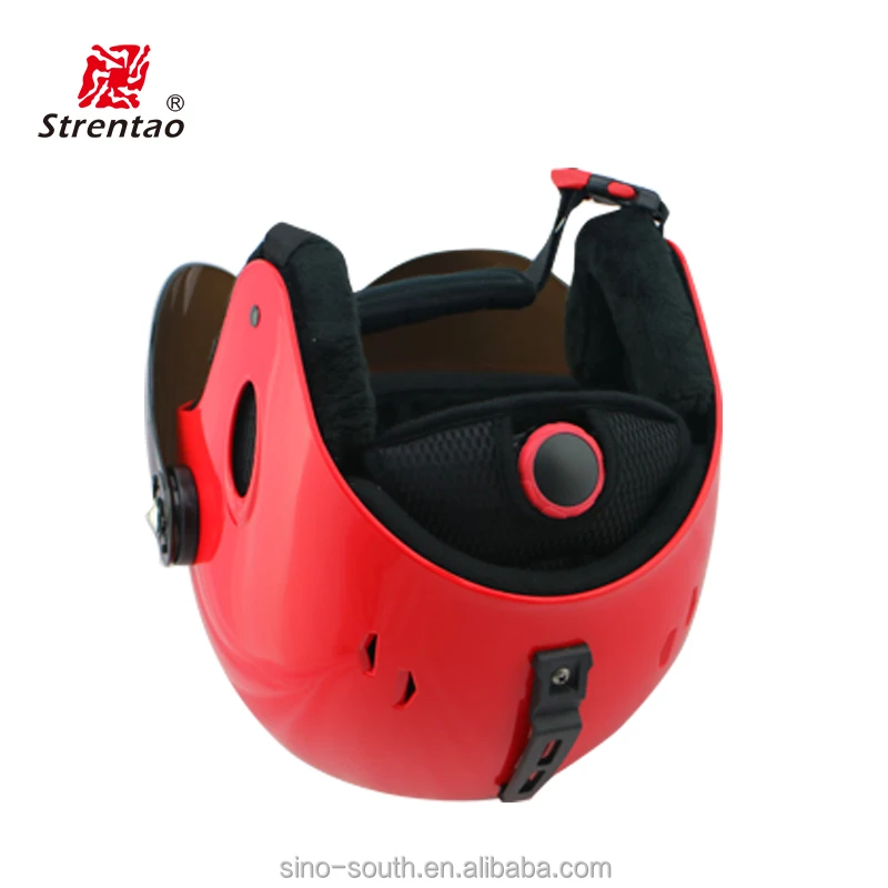 Professional ski helmet snow skiing helmet with ski helmet visor