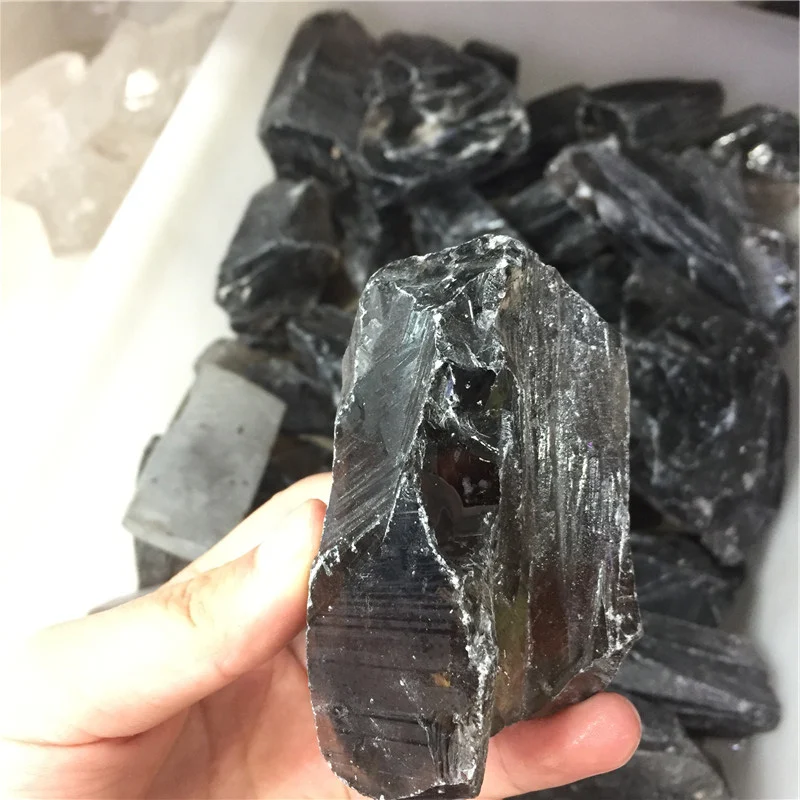 Wholesale Natural Large Piece Rough Smoky Quartz Crushed Stone