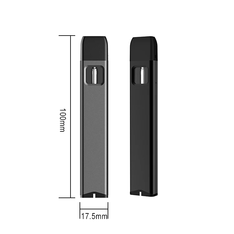 
Quality black aluminum electric transparent replacement compatible seal wax oil wellness smoke refillable pod 