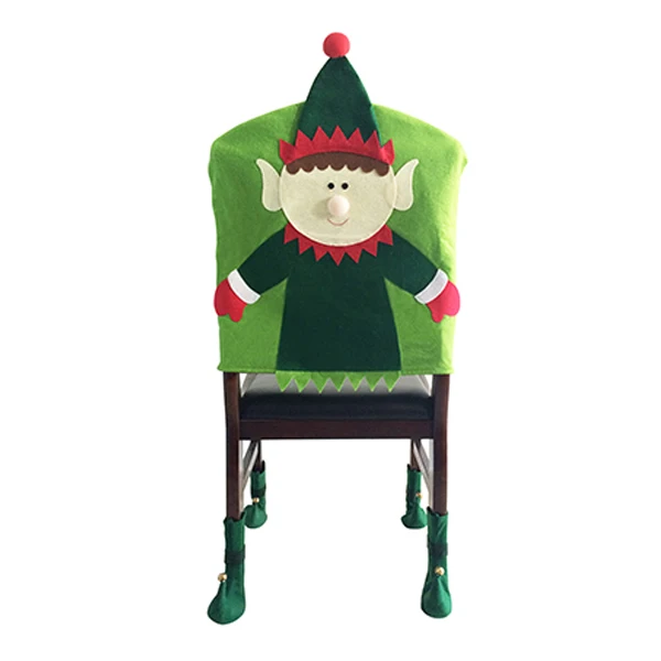 New santa chair back covers home decoration gift Christmas Chair Cover