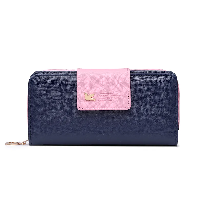 New Fashion Women Leather Wallet Women Long Design Purse For Wholesale