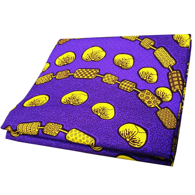 high quality lady 100% cotton african  ankara wax fabric