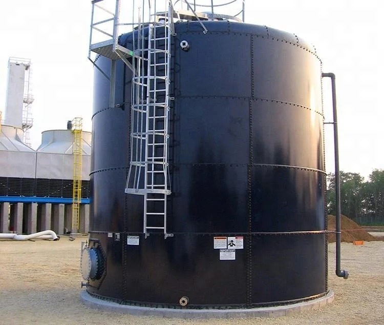 BSL professional biogas equipment methane gas storage FRP cylindrical tank