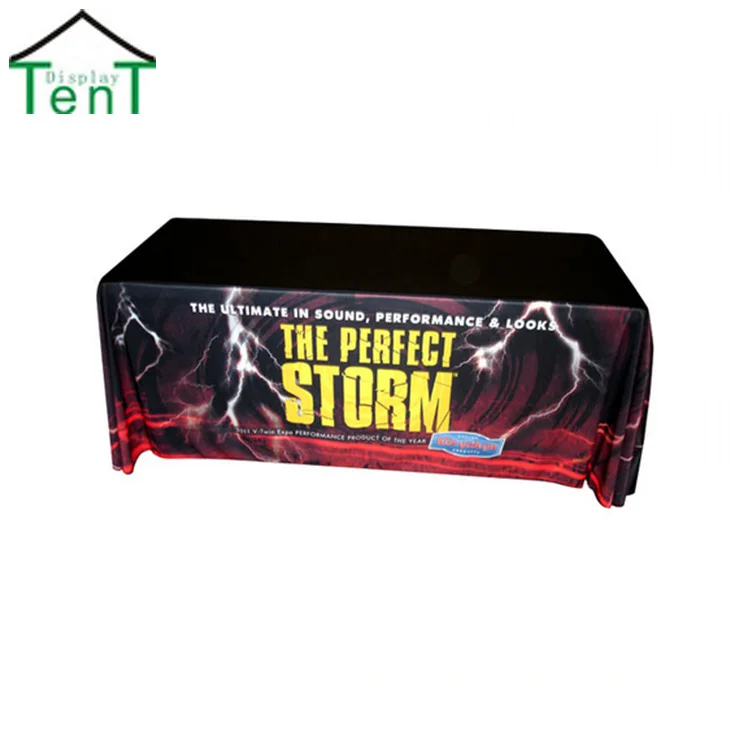 
Wholesale custom design printed advertising table cloth 