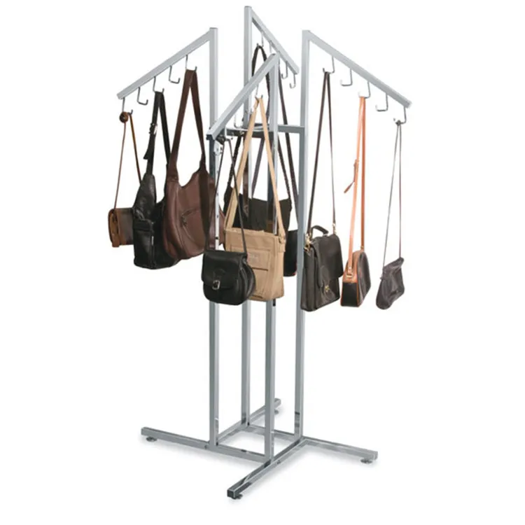 Customized Handbag Hanger Stands Gift Bag Display Stand for Retail Boutique Store