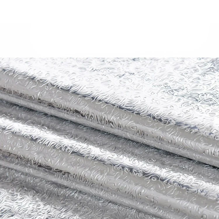 aluminum foil mat roll waterproof mat stick on table, in cabinet shelf protect mat Self adhesive kitchen use waterproof
