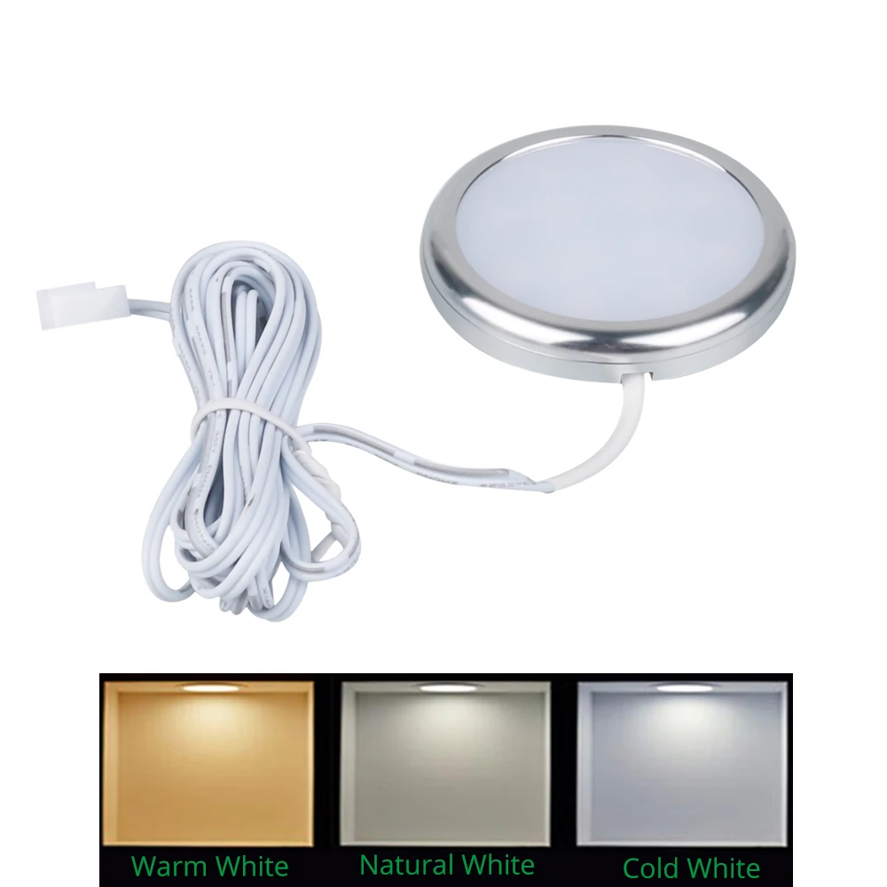Trending Hot Products 3W Puck Light LED Cabinet Closet Lamp Furniture Kitchen Counter Lighting
