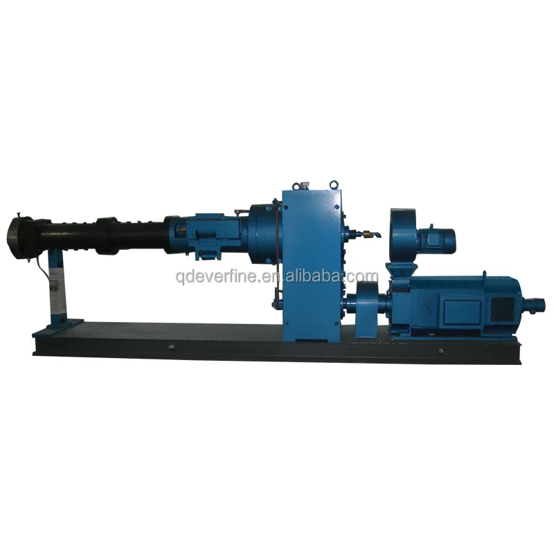 Cold feed reciprocating screw extruder