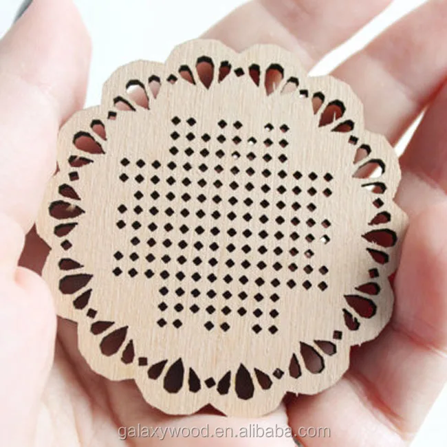 custom plywood blanks Wood Needlecraft Pendant for cross stitch