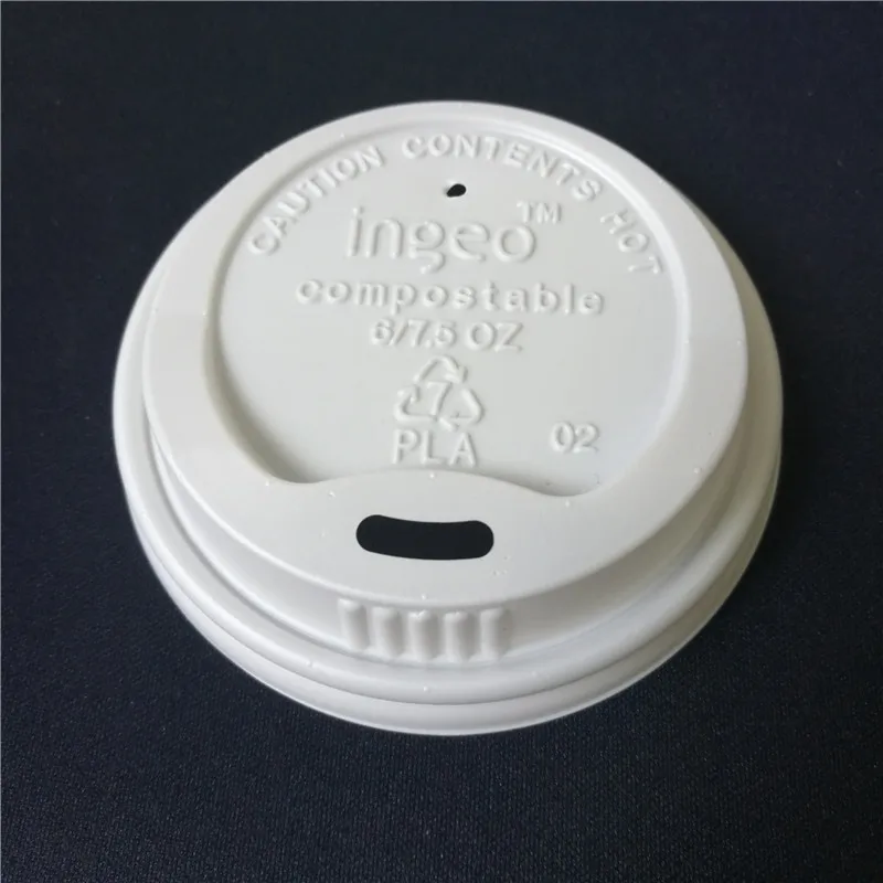70 MM China cheap PLA coffee lids
