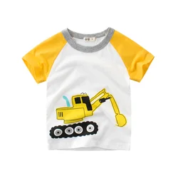Wholesale Brand Cute Fancy Toddler Boy Boutique Casual Clothes Short Sleeve T Shirts