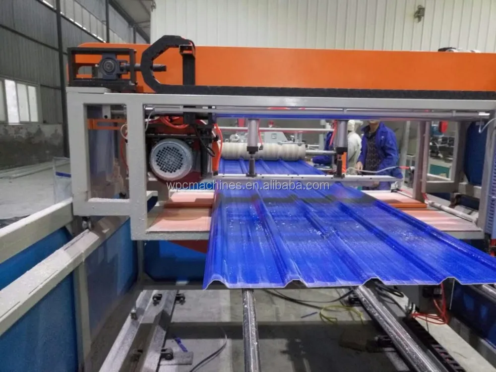 High Quality Wave PVC Roof Tile Extrusion Line Corrugated Tile Making Machine