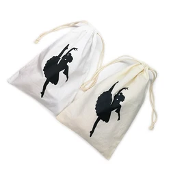 Оптовая продажа, хлопковая дорожная сумка для обуви с логотипом