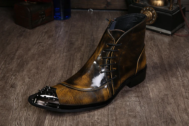 NA048 Горячая sellfactory продавать ручной работы из кожи; Деловая Мужская обувь; Мужские туфли на высоком каблуке с острым носком; Женская обувь; Носок с металическим наконечником на носке, увеличивающие рост; Модная обувь под платье