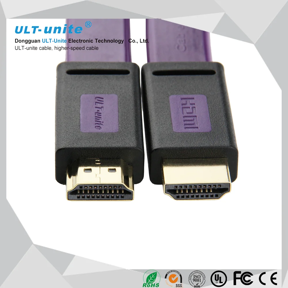 Цена по прейскуранту завода 10 Гбит скорость Передачи телеприставки 3d Кабель HDMI