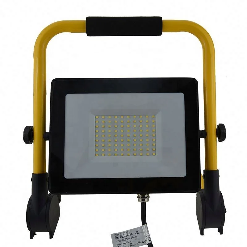 
new design slim ip65 waterproof outdoor 50W foldable bracket led flood light 
