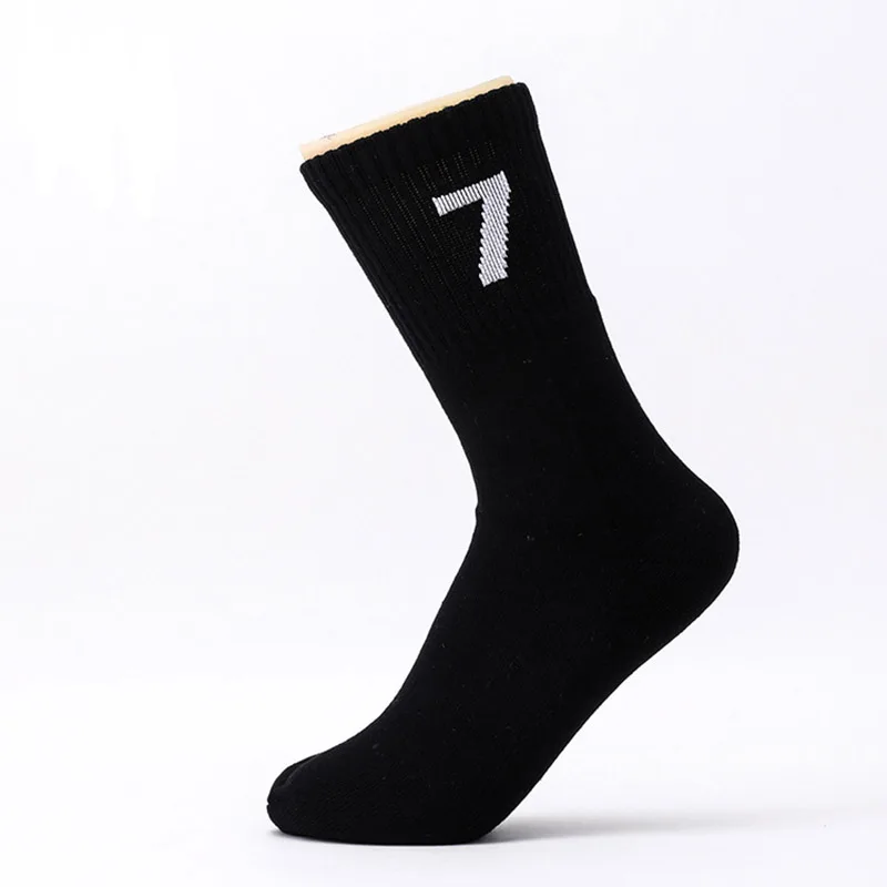 New Team Number Crew Socks Athletic Socks Yellow