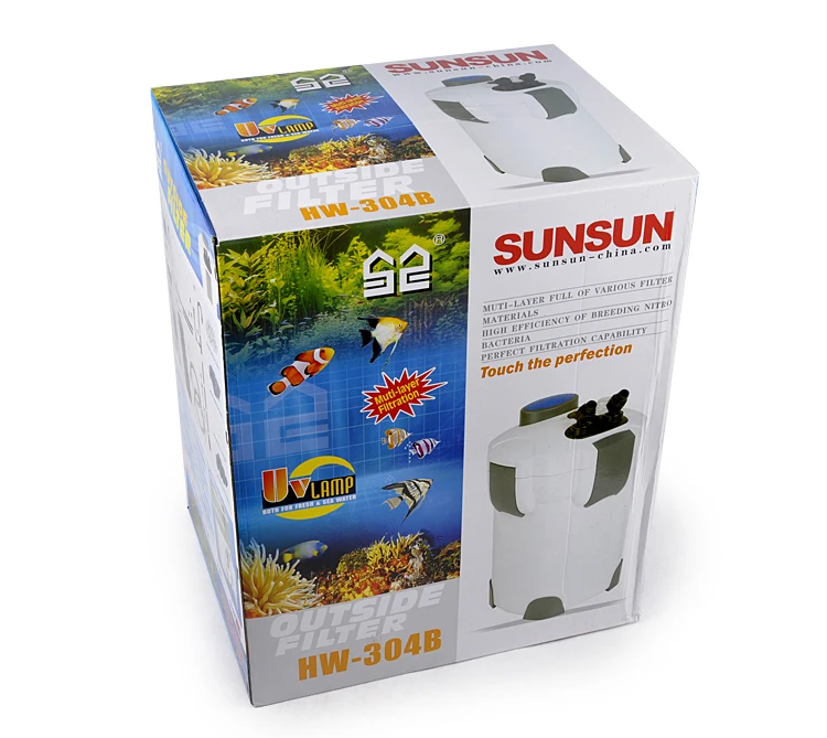 SUNSUN 1000L/h Аквариум Внешний канистра фильтра HW-402B Лидер продаж модель ~!