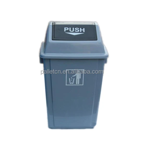 Plastic garbage bin with Swing Lid for Sale